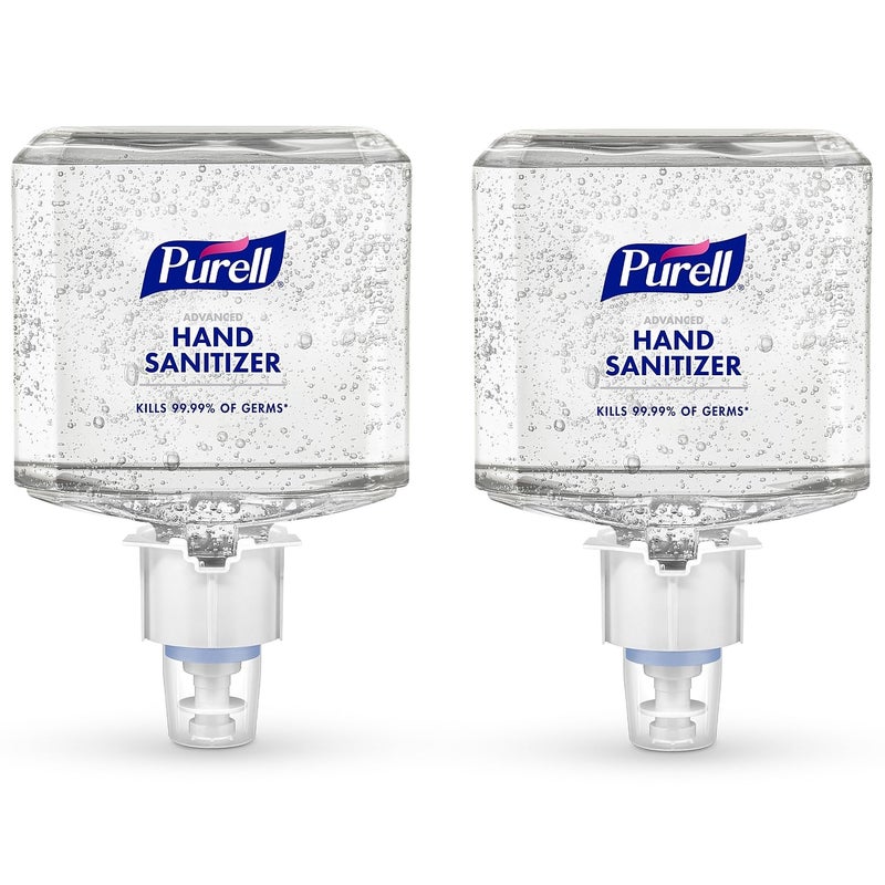 Purell Advanced Hand Sanitizer Gel, Clean Scent, 1200 mL Refill for ES6 Automatic Hand Sanitizer Dispenser (Pack of 2) - 6463-02 - Image 1